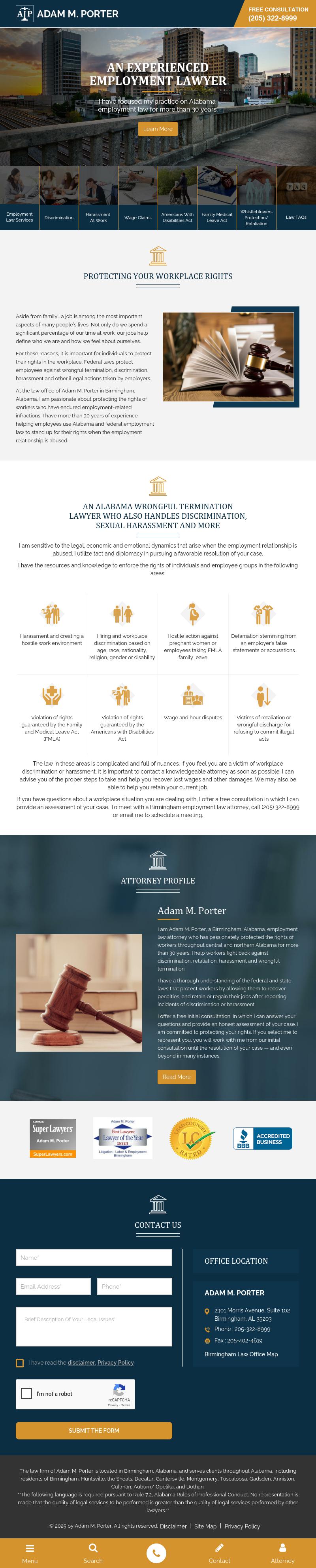 Adam M. Porter - Birmingham AL Lawyers