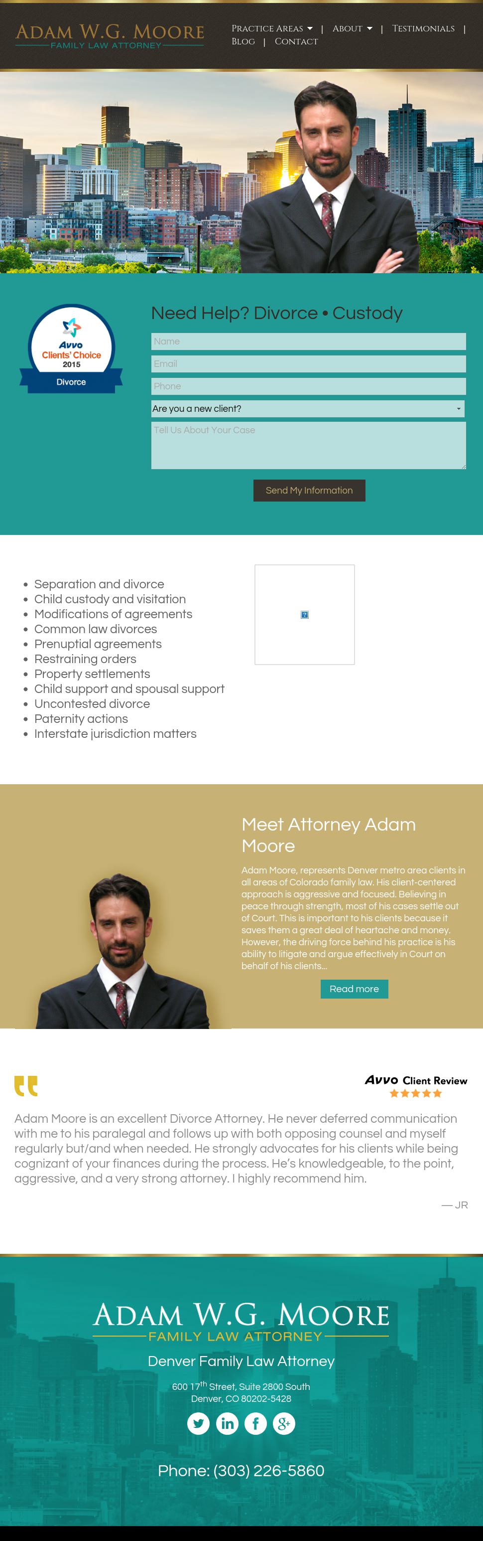 Adam W.G. Moore, LLC - Denver CO Lawyers