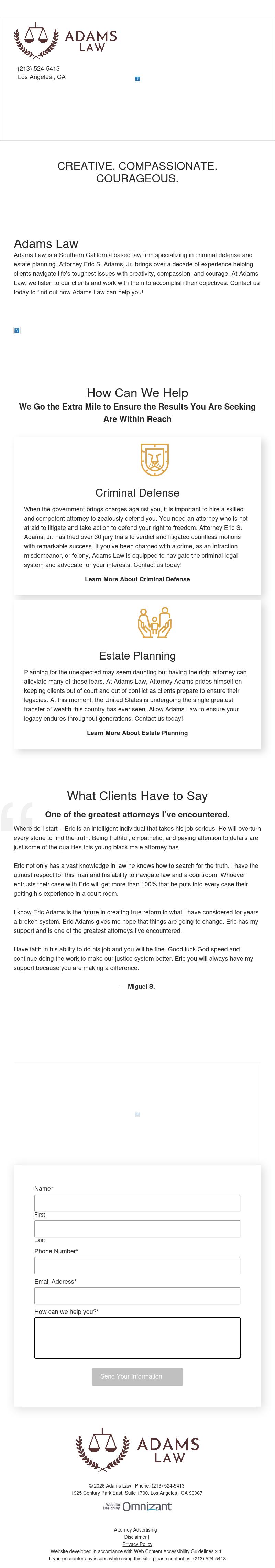Adams Law - Los Angeles CA Lawyers