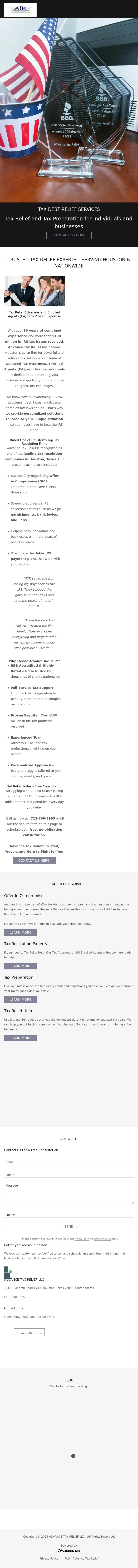Advance Tax Relief LLC - Houston TX Lawyers