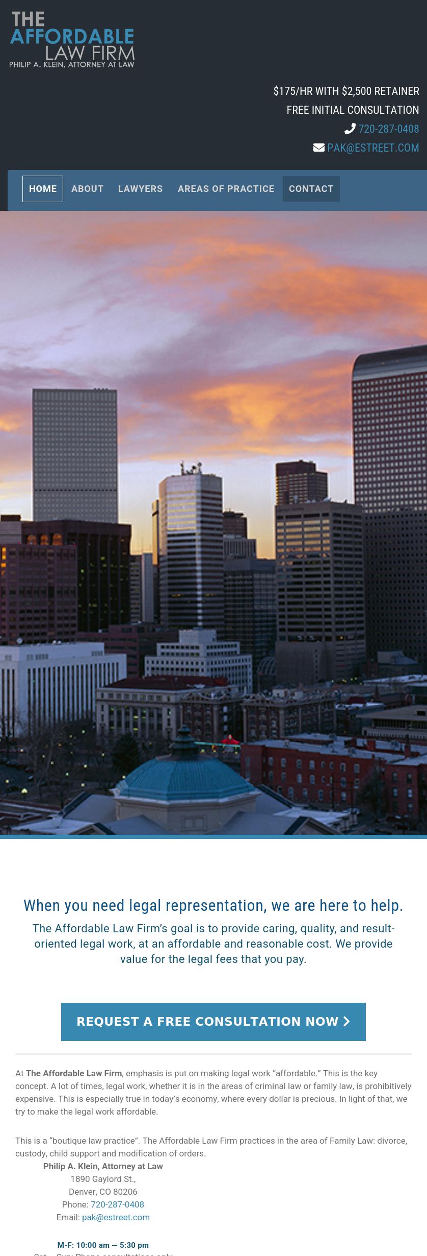Affordable Law Firm - Denver CO Lawyers