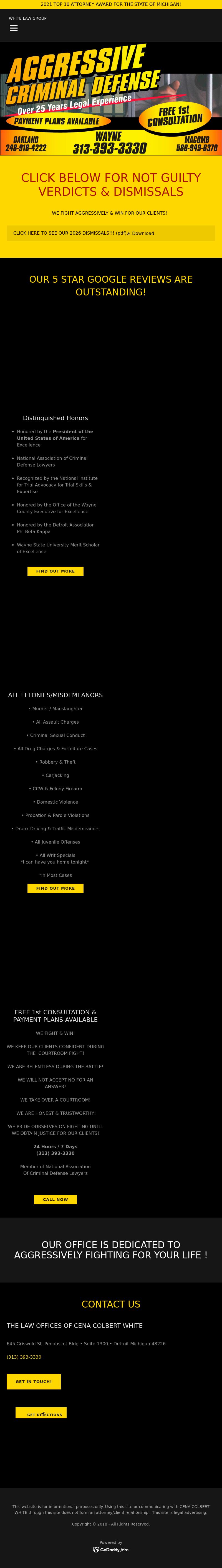 Aggressive Criminal Attorney - Detroit MI Lawyers
