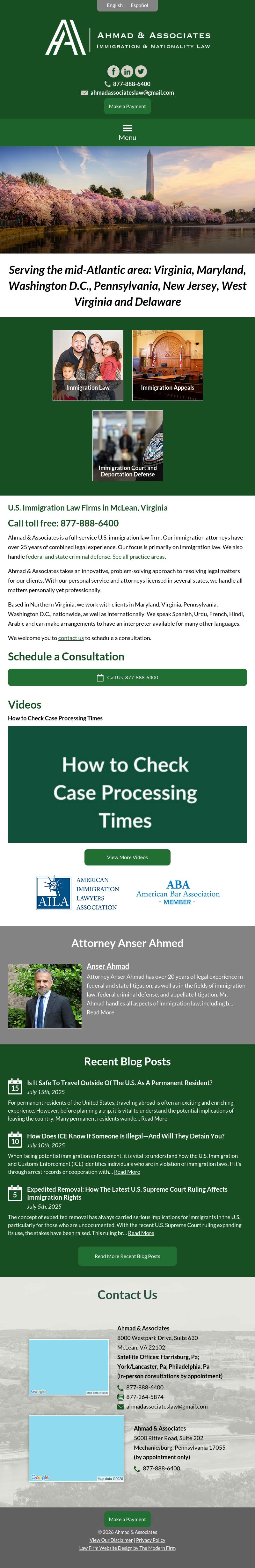 Ahmad & Associates - McLean VA Lawyers