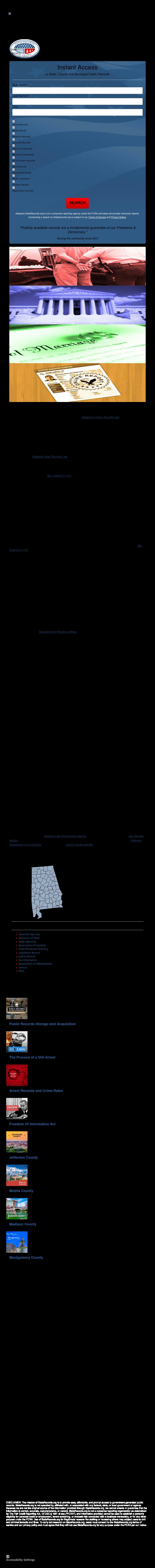 Alabama State Records - Birmingham AL Lawyers