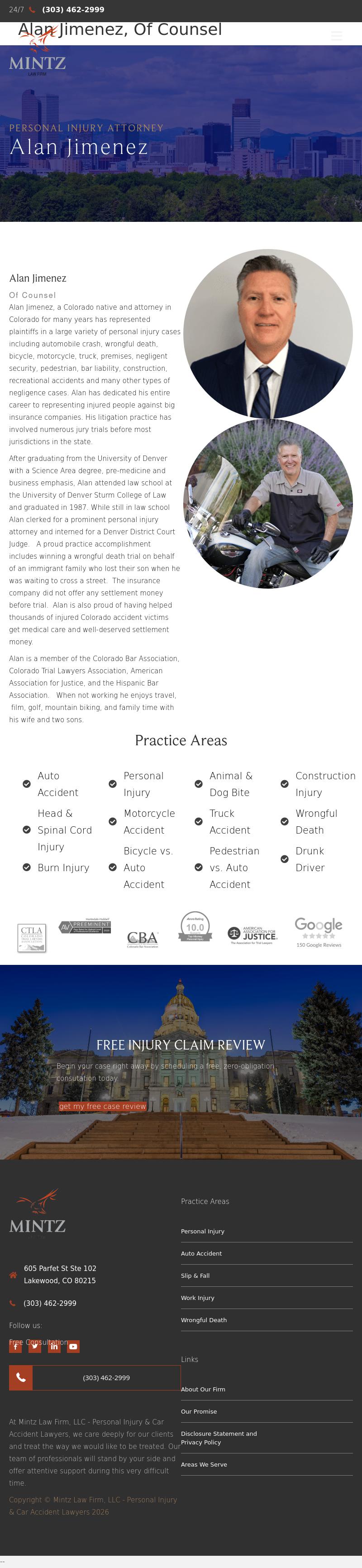 Alan Jimenez - Lakewood CO Lawyers