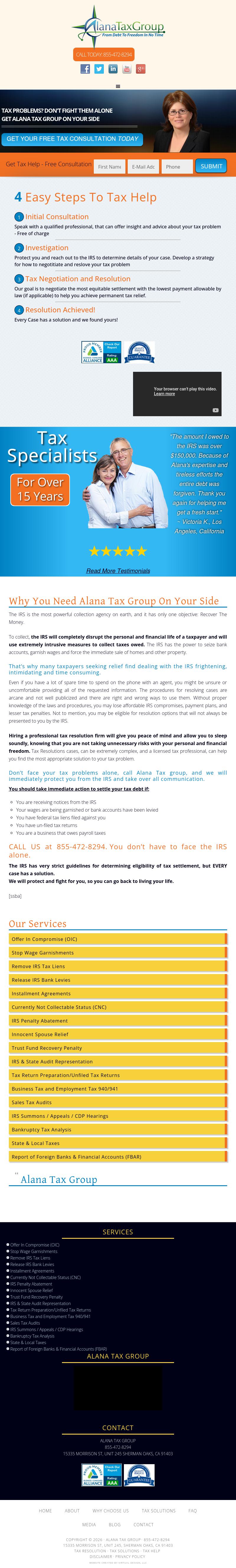 Alana Tax Group - Carolina Beach NC Lawyers
