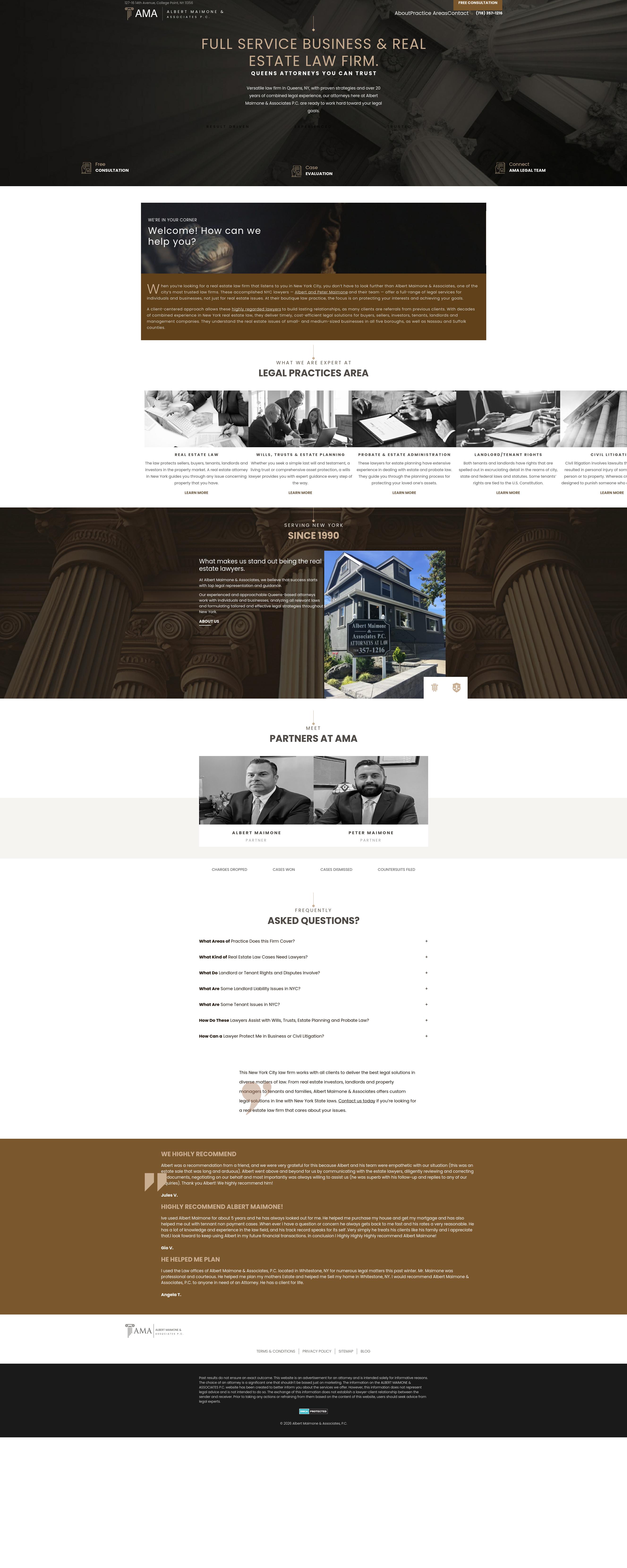 Albert Maimone & Associates PC - Queens NY Lawyers