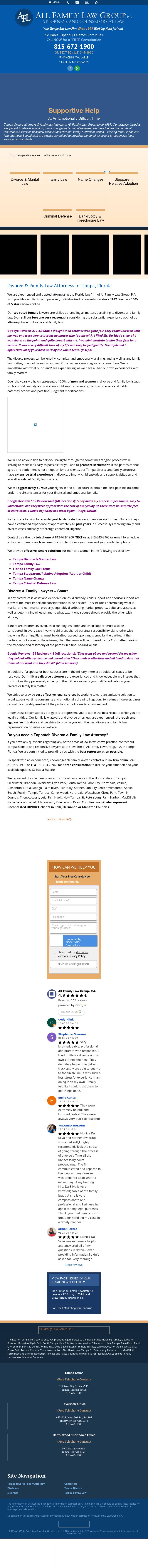 All Family Law Group, P.A. - Apollo Beach FL Lawyers