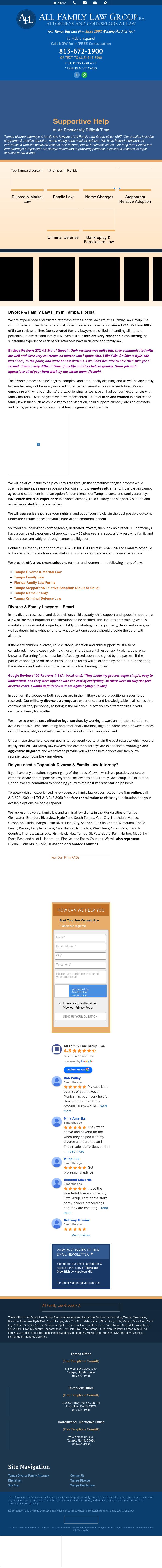 All Family Law Group, P.A. - Tampa FL Lawyers