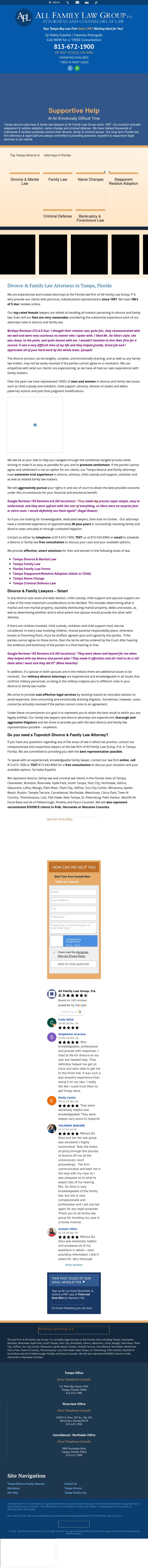 All Family Law Group, P.A. - Tampa FL Lawyers