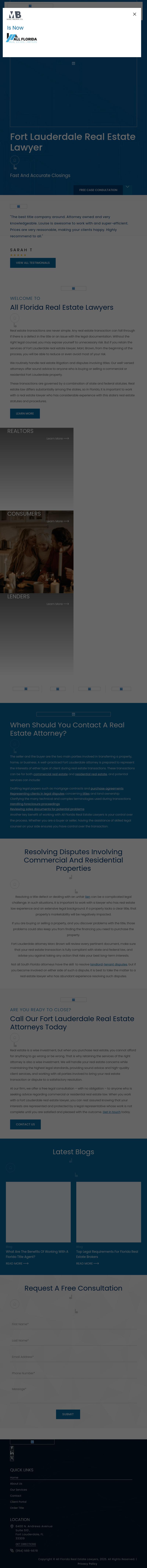 All Florida Real Estate Lawyers - Plantation FL Lawyers