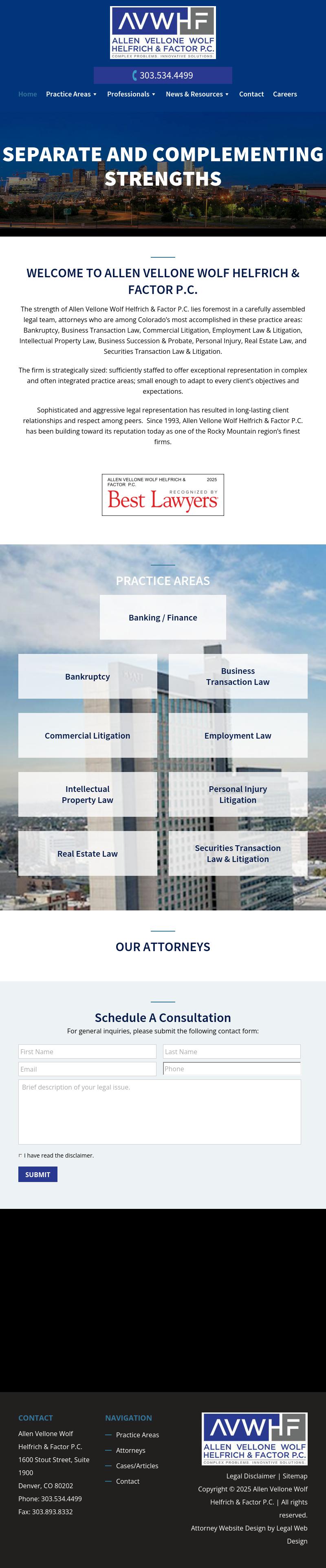 Allen & Vellone PC - Denver CO Lawyers