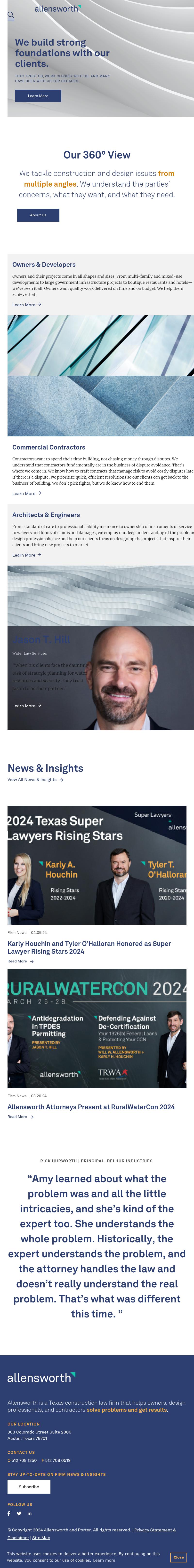 Allensworth and Porter, L.L.P. - Austin TX Lawyers