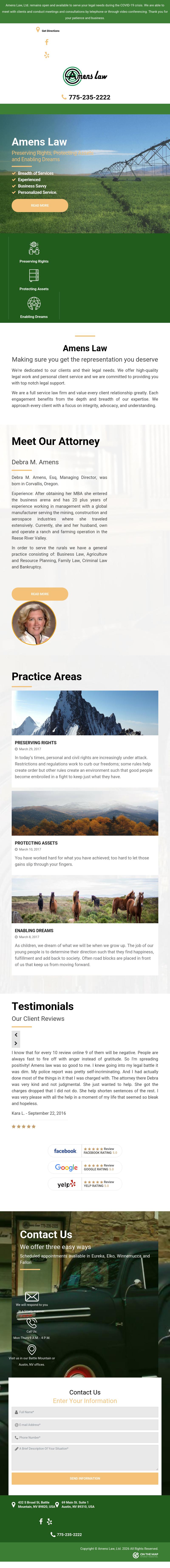 Amens Law - Battle Mountain NV Lawyers