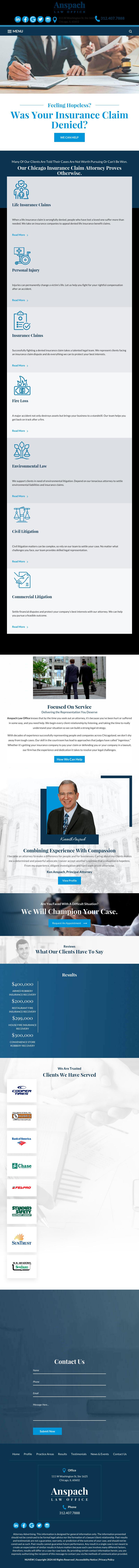 Anspach Law Office - Chicago IL Lawyers