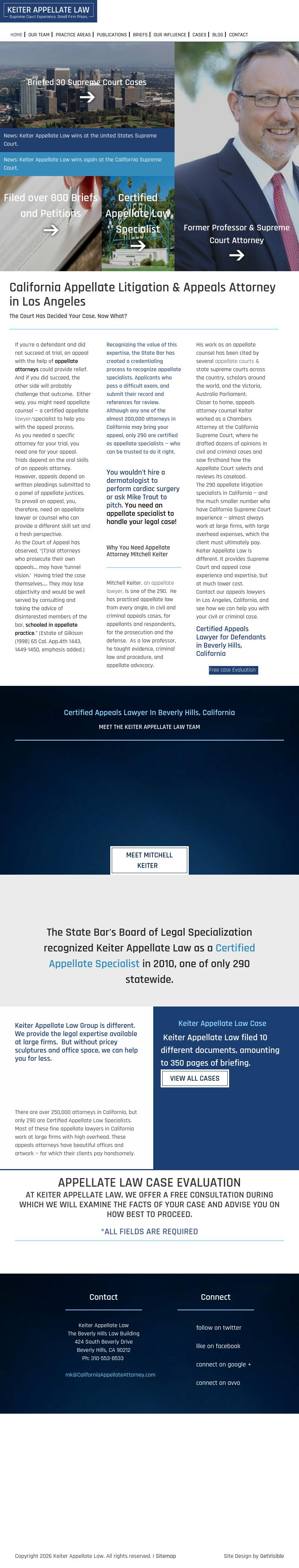 Keiter Appellate Law - Beverly Hills,  CA Lawyers