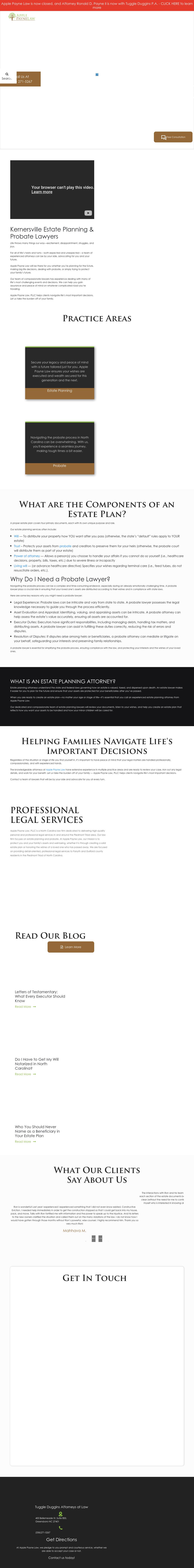 Apple Payne Law, PLLC - Kernersville NC Lawyers