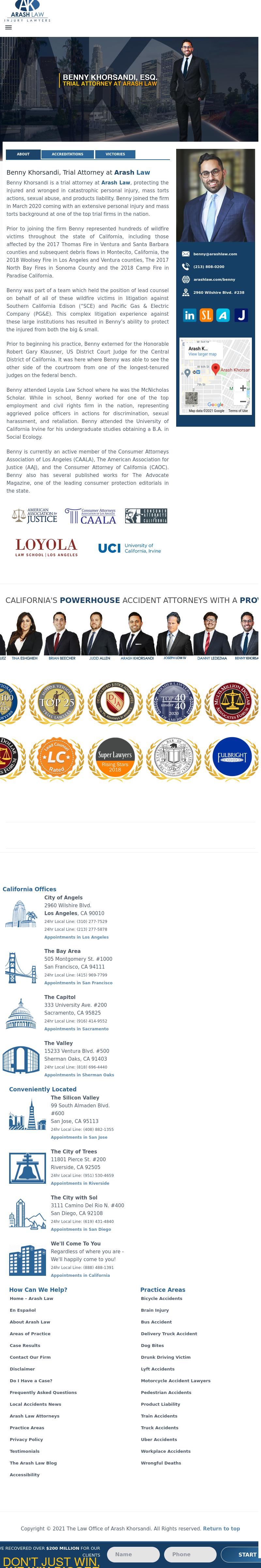 Arash Law - Los Angeles CA Lawyers