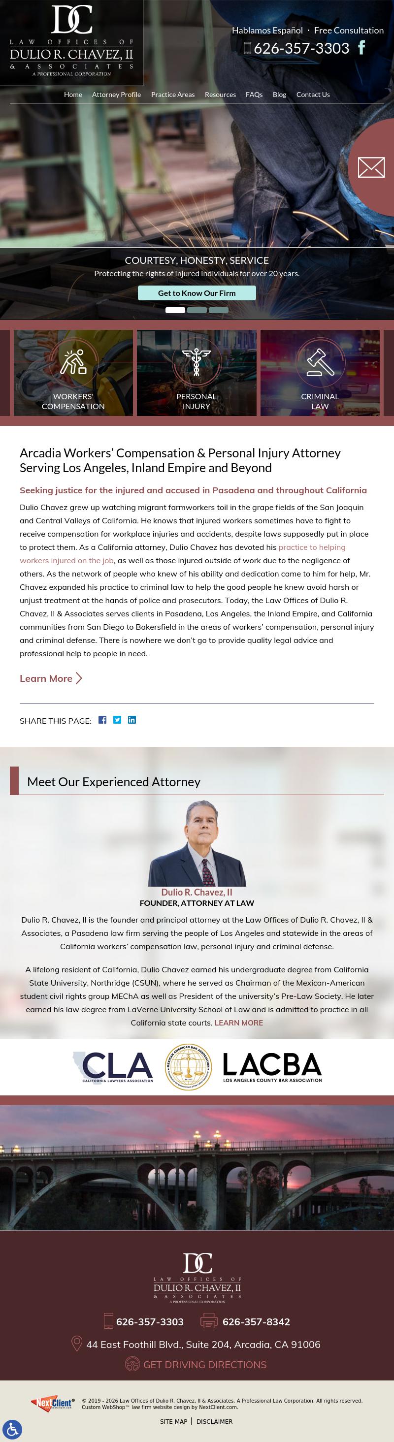 Law Offices of Dulio R. Chavez, II & Associates - Arcadia CA Lawyers