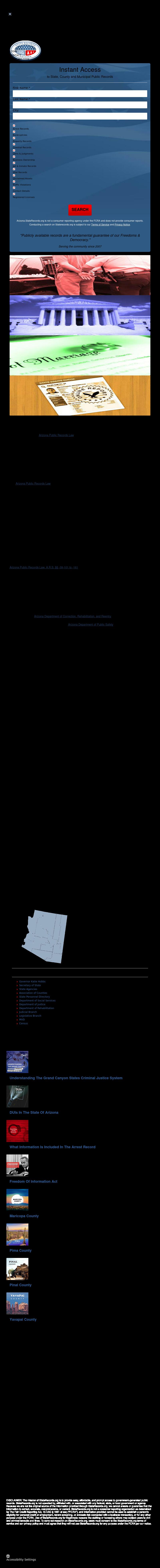 Arizona Public Record - Phoenix AZ Lawyers