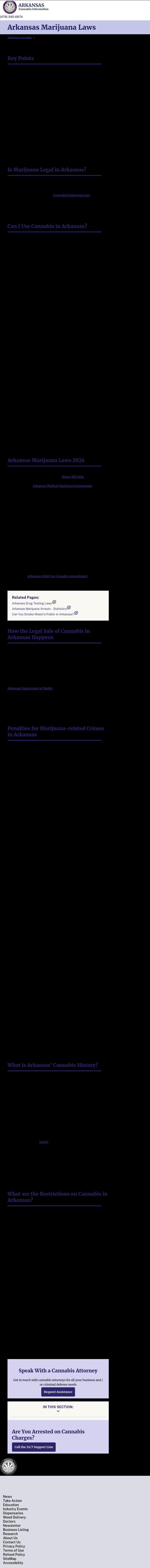 Arkansas Marijuana Laws - Decatur AR Lawyers
