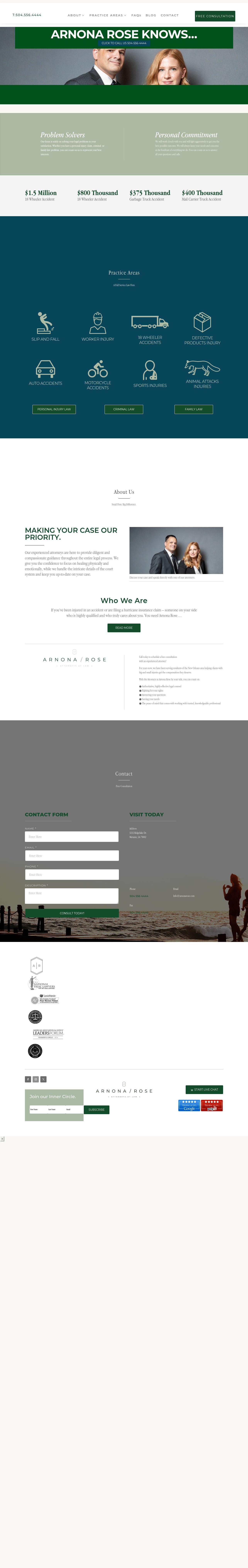 Arnona Rose Attorneys at Law - New Orleans LA Lawyers