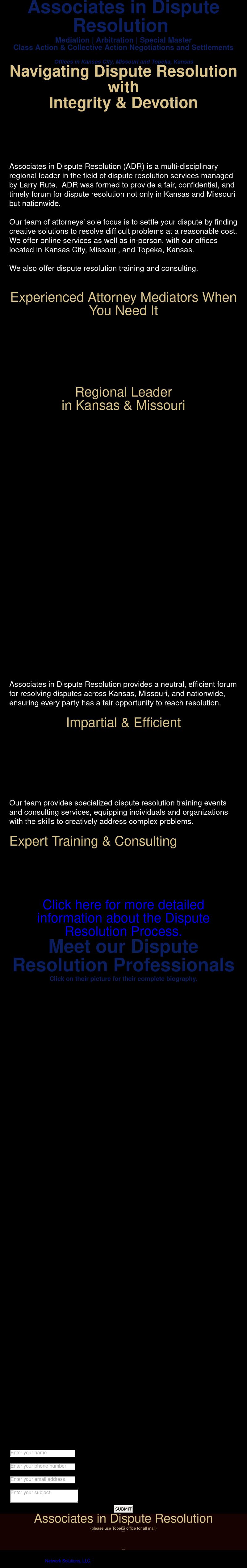 Associates In Dispute Resolution LLC - Topeka KS Lawyers