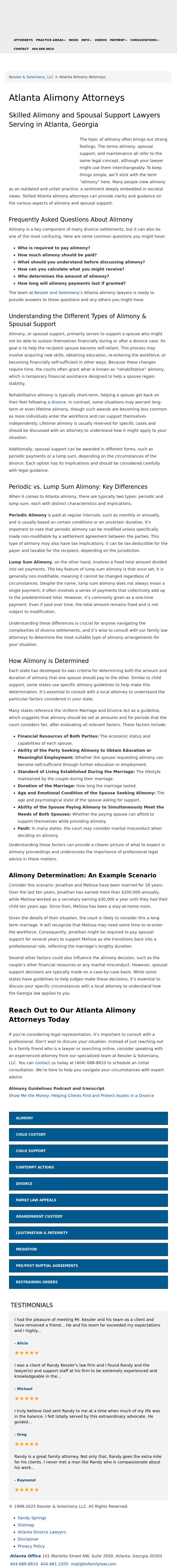 Kessler and Solomiany Family Law Attorneys - Atlanta GA Lawyers