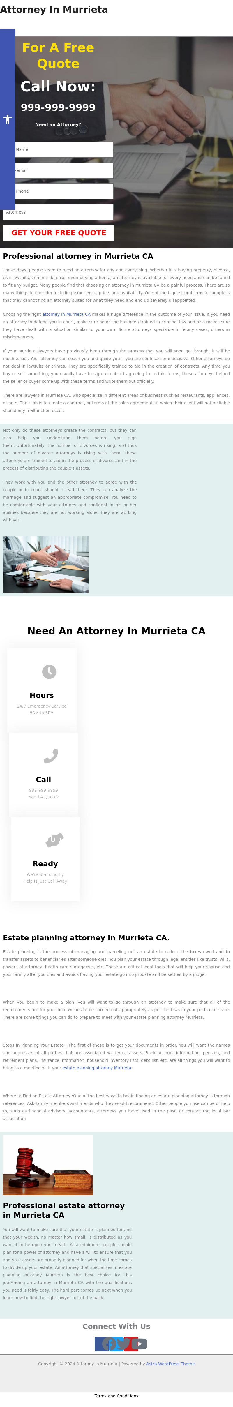 Attorney In Murrieta - Murrieta CA Lawyers
