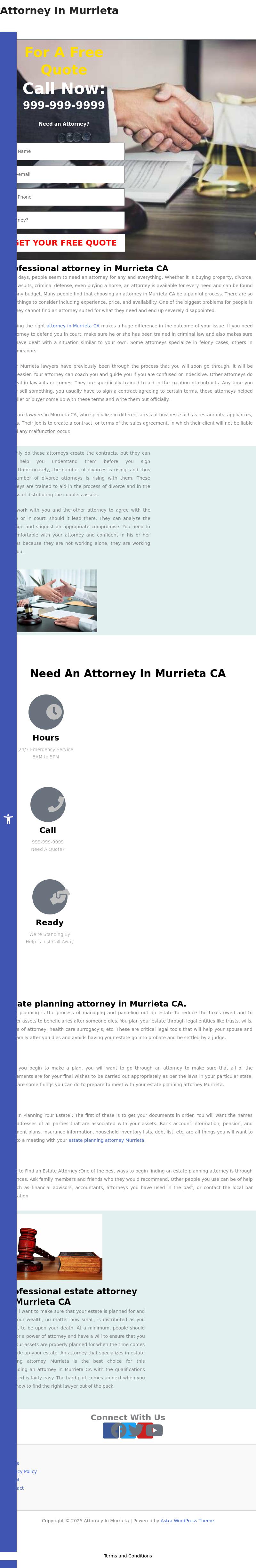 Attorney In Murrieta - Murrieta CA Lawyers