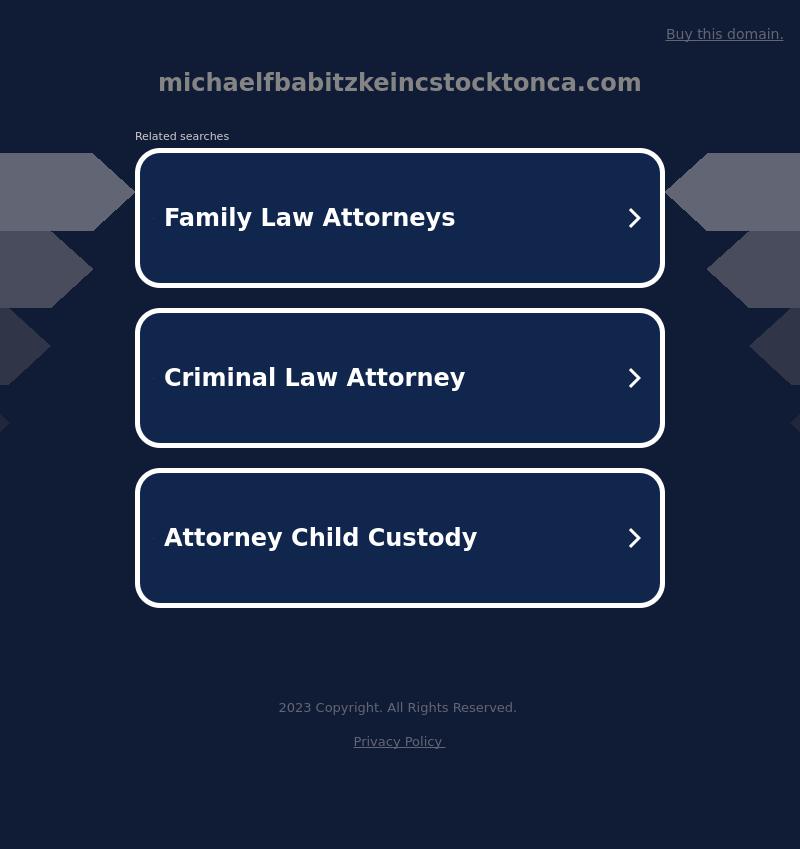 Babitzke Michael F Inc - Stockton CA Lawyers