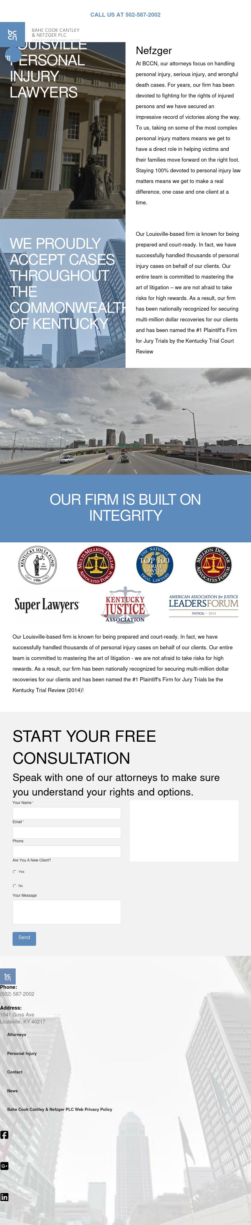 Bahe Cook Cantley & Nefzger PLC - Louisville KY  Lawyers