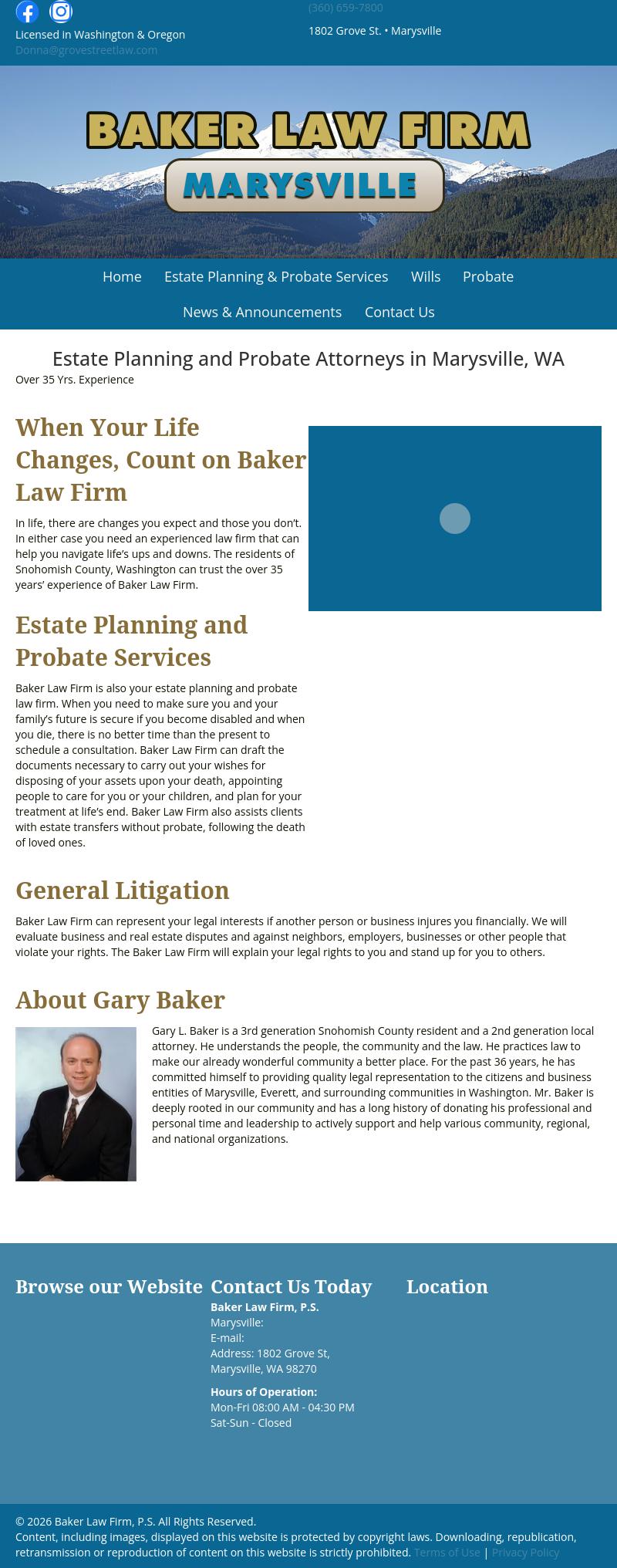 Baker Law Firm, P.S. - Marysville WA Lawyers