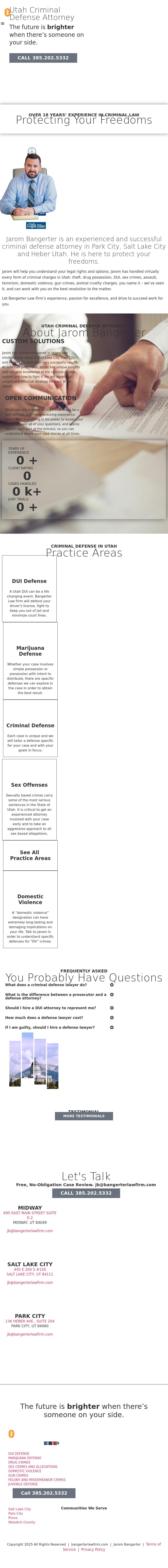 Bangerter Law Firm, PLLC - Midway UT Lawyers