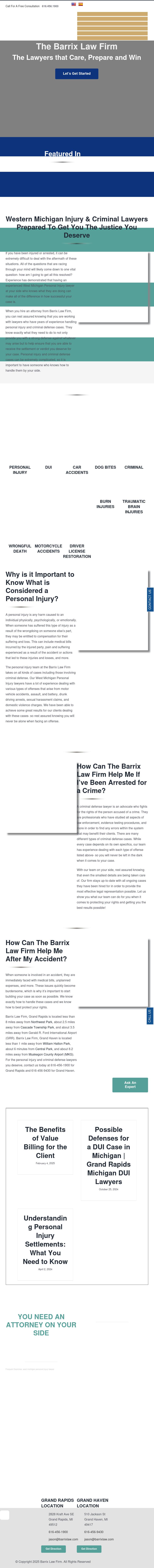 Barrix Law Firm - Grand Haven MI Lawyers