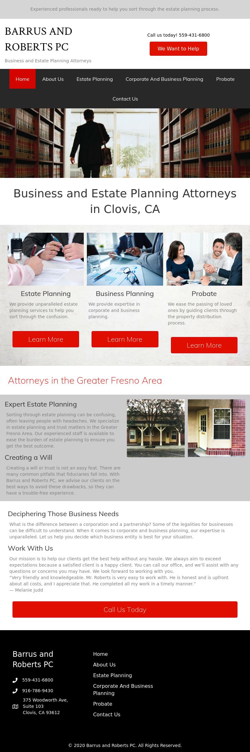 Barrus and Roberts, PC - Clovis CA Lawyers