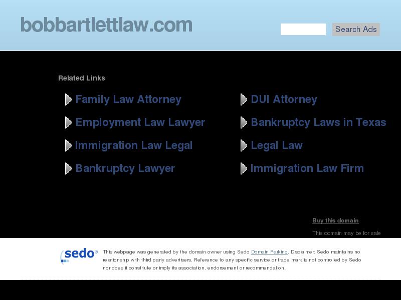 Bartlett, Robert B - Visalia CA Lawyers