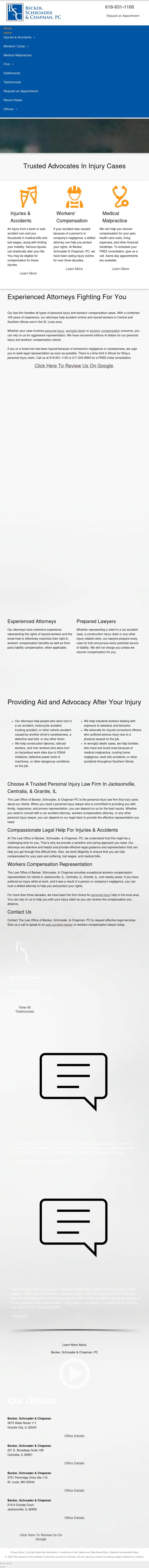 Becker, Schroader & Chapman, P.C. - Granite City IL Lawyers