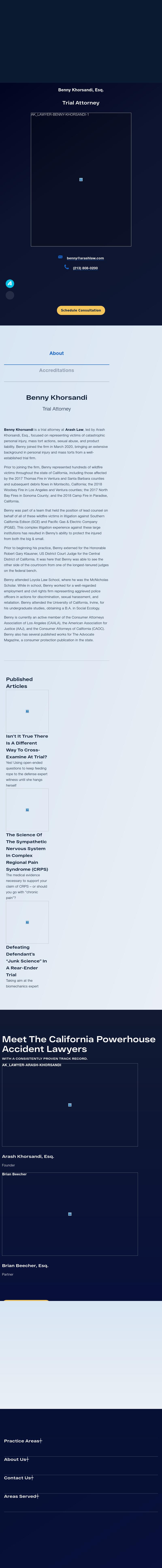 Arash Law - Los Angeles CA Lawyers