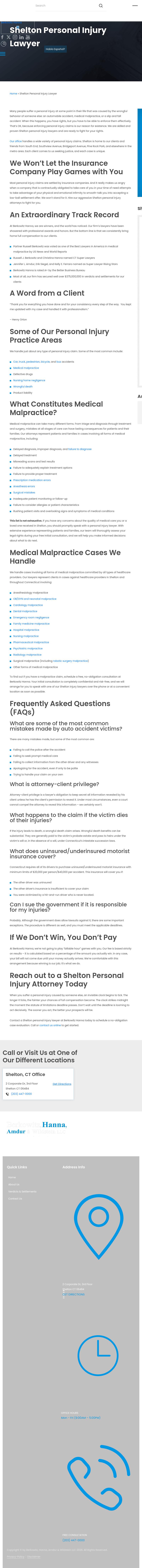 Berkowitz Hanna - Shelton CT Lawyers