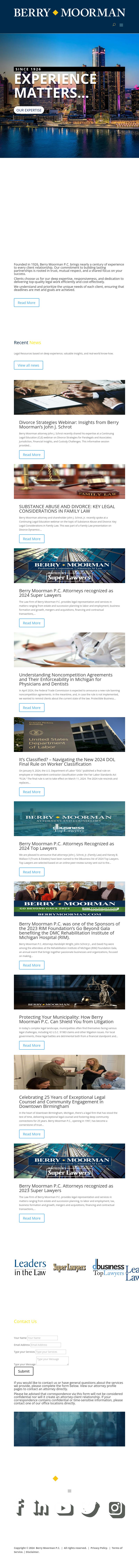 Berry Moorman PC - Birmingham MI Lawyers