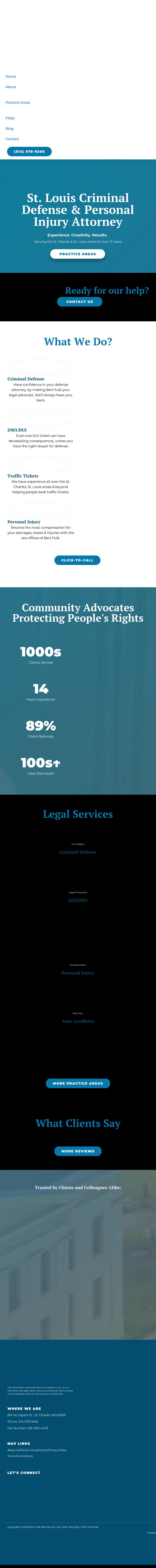 Bert Fulk, Attorney at Law - St. Charles MO Lawyers