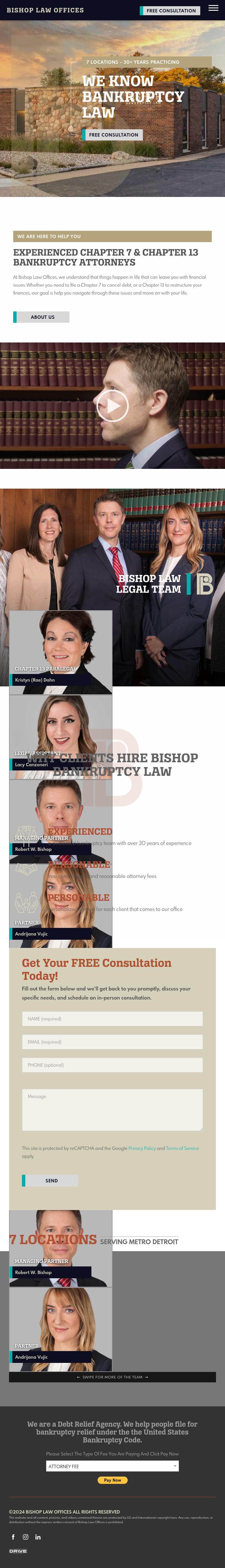 Bishop Law Offices - Eastpointe MI Lawyers