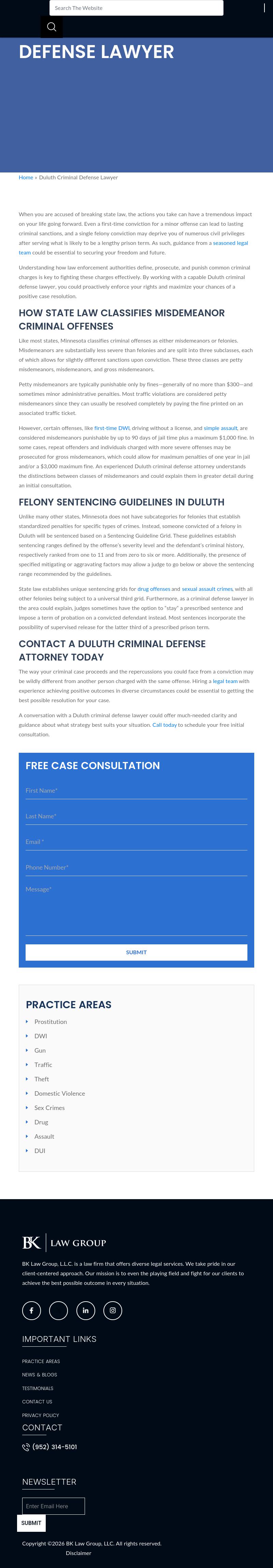 BK Law Group - Duluth MN Lawyers
