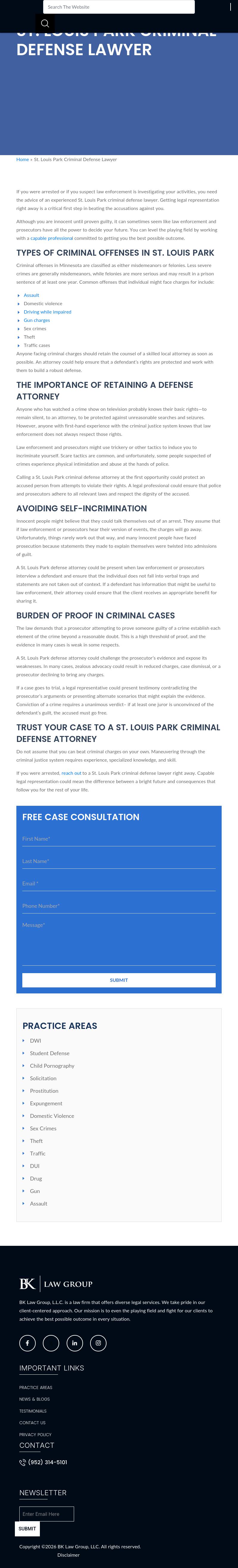 BK Law Group Minnesota  - St. Louis Park MN Lawyers