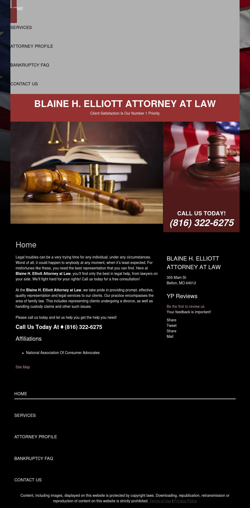 Blaine H. Elliott Attorney at Law - Belton MO Lawyers