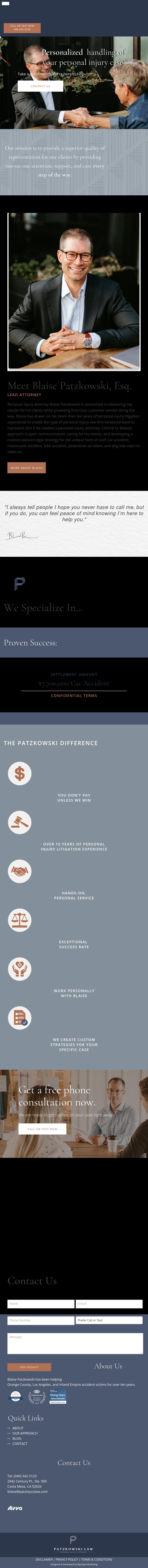 The Patzkowski Law Firm - Costa Mesa CA Lawyers