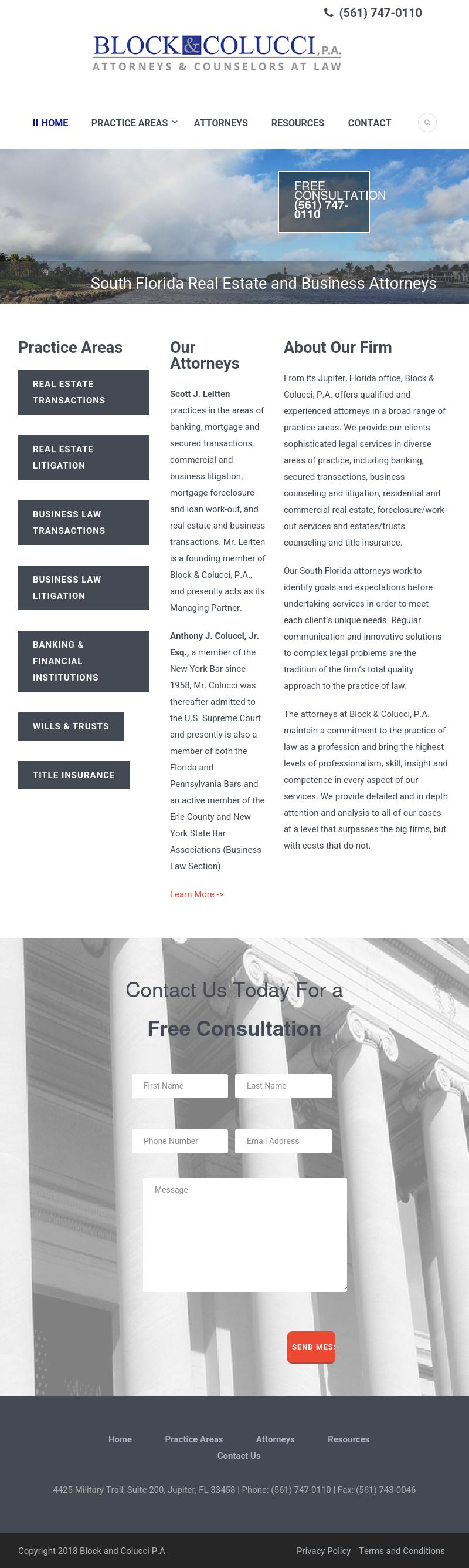 Block & Colucci PA - Jupiter FL Lawyers