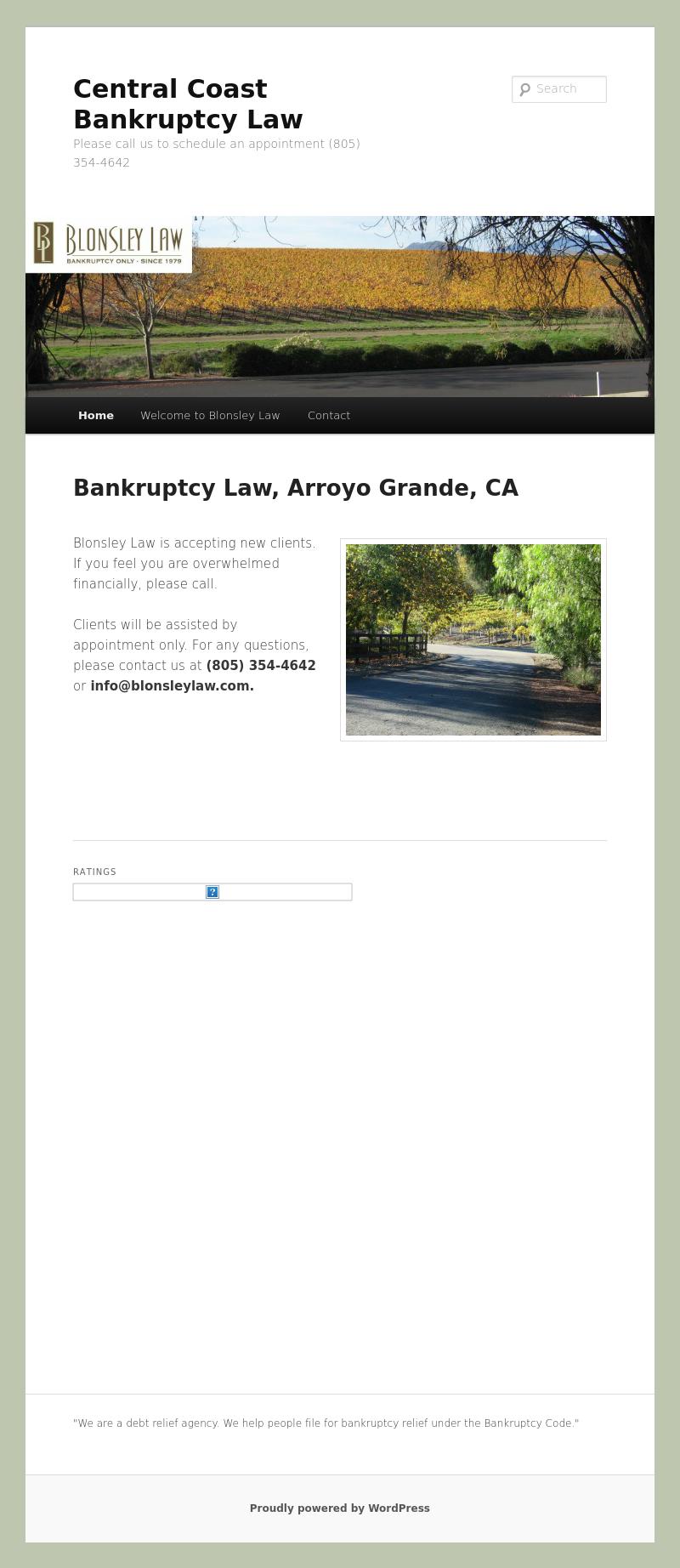 Blonsley Law - Arroyo Grande CA Lawyers