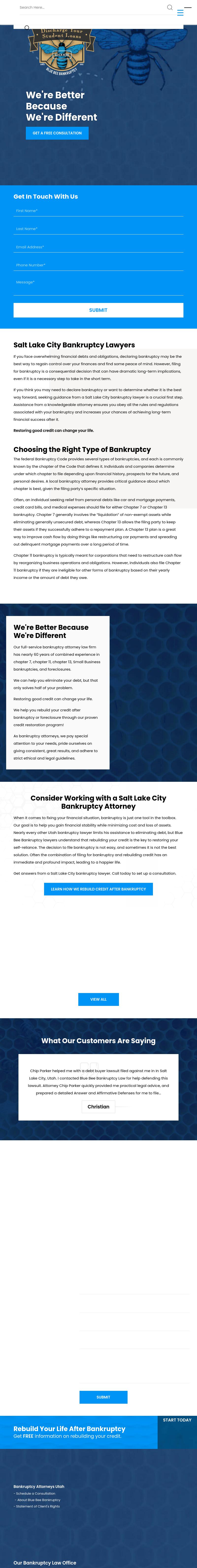 Blue Bee Bankruptcy Law - Salt Lake City UT Lawyers